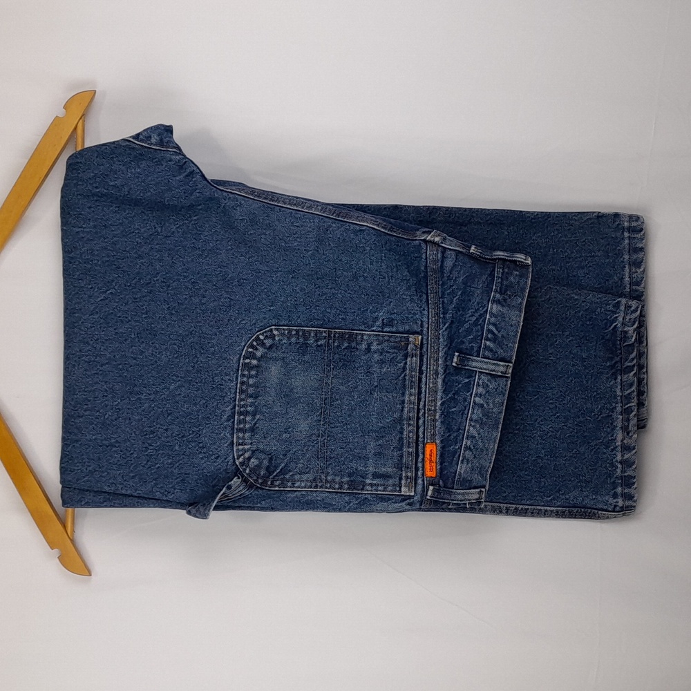 Wrangler 42x32 Mens Riggs Workwear Fire Resistant Carpenter Blue Denim Jeans